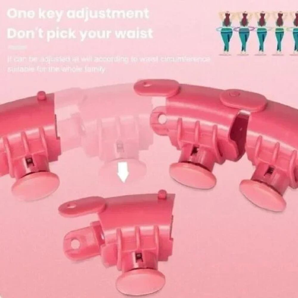 Weighted Smart Fitness Hoop,24 Detachable Knots Abdomen Fitness Weight Loss - Picture 3 of 6